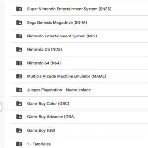 PAQUETE DE JUEGOS RETRO