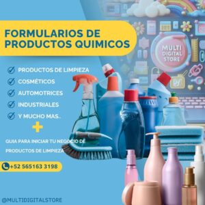 📦 Paquete de Formularios para Elaboración de Productos Químicos 🧪✨
